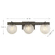 Darien 3-Light Vanity Light