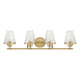 Candler 4-Light Bathroom Vanity Light