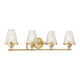 Candler 4-Light Bathroom Vanity Light