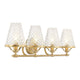 Candler 4-Light Bathroom Vanity Light