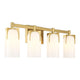Caldwell 4-Light Bathroom Vanity Light