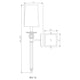 Ava 1-Light Wall Sconce