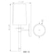 Mila 1-Light Wall Sconce