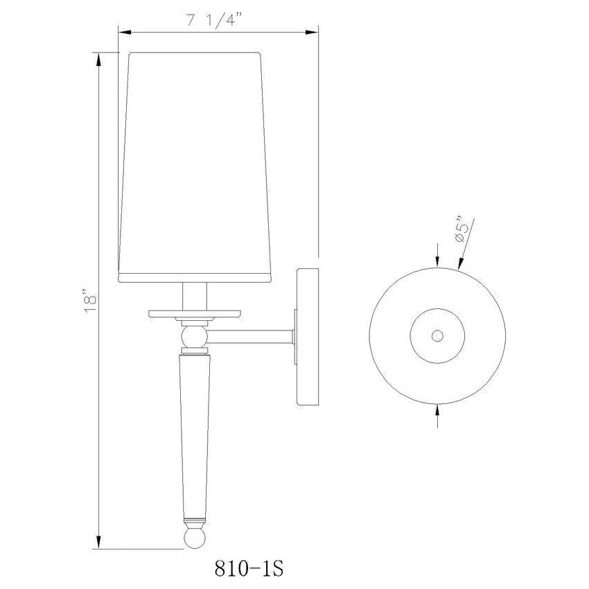 Avery 1-Light Wall Sconce