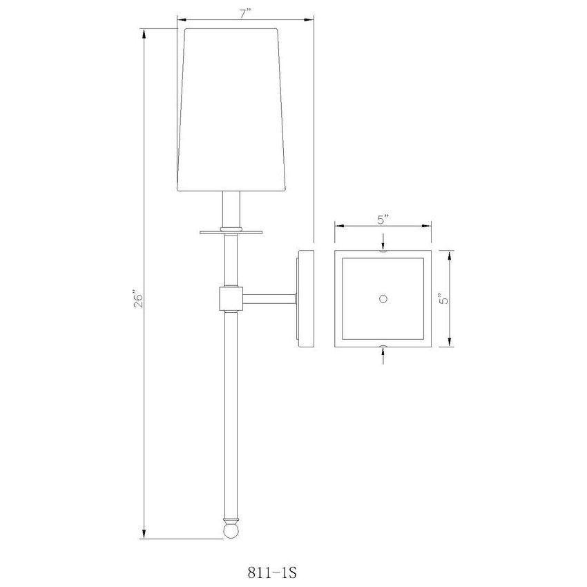 Camila 1-Light Wall Sconce