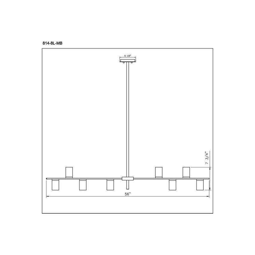 Calumet 8-Light Island/Billiard