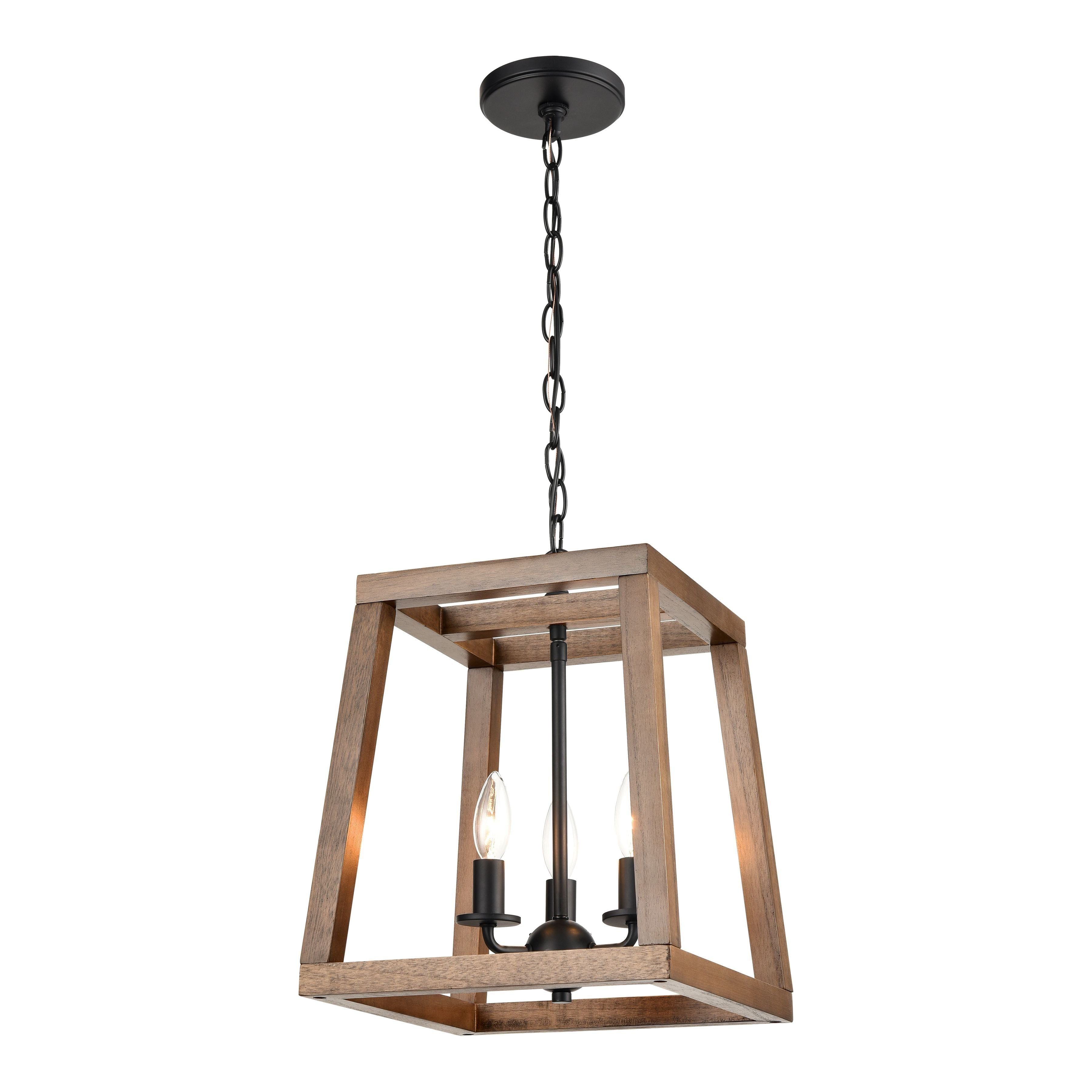 Barrow 12" Wide 3-Light Chandelier