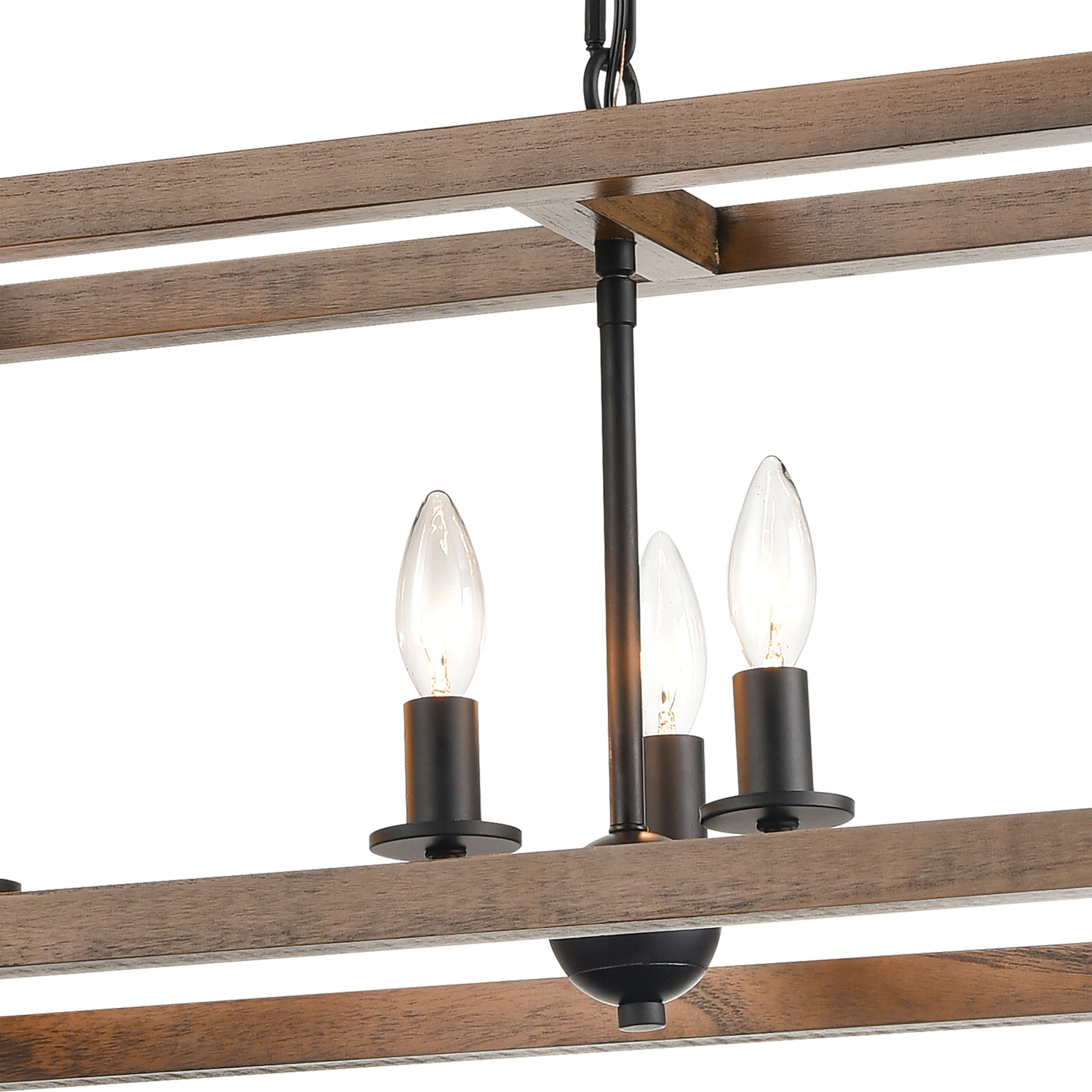 Barrow 36" Wide 6-Light Linear Chandelier