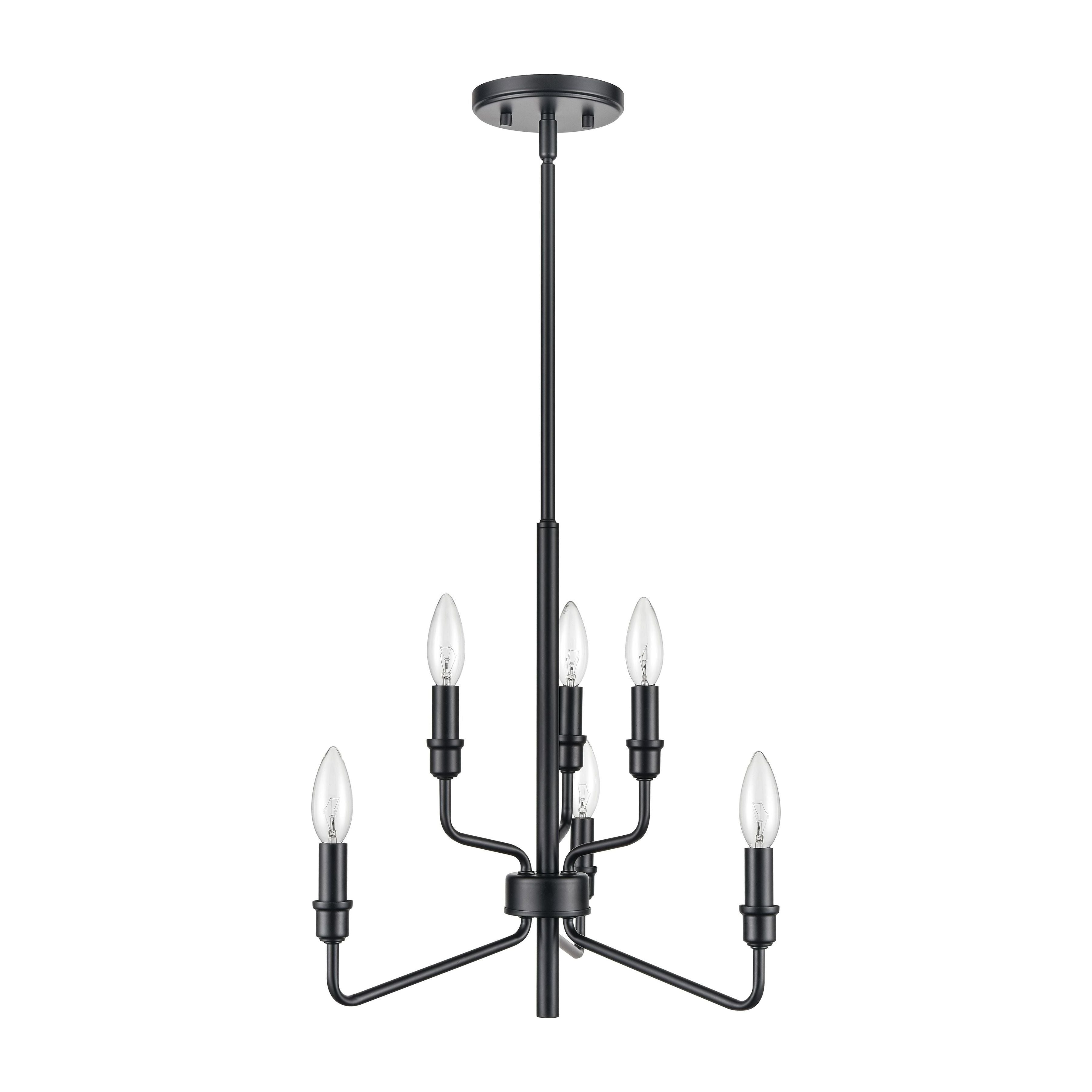 Saginaw 18" Wide 6-Light Chandelier