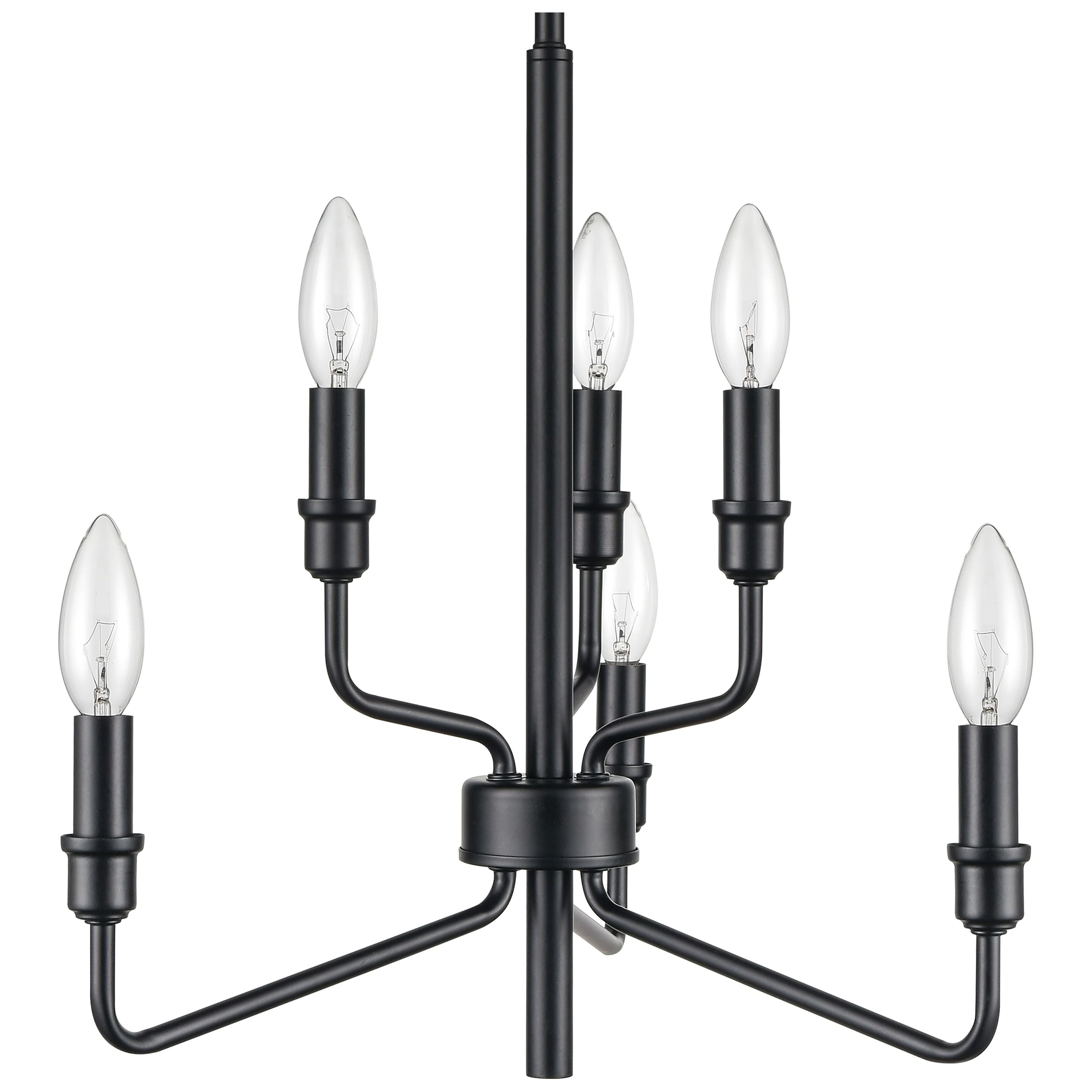 Saginaw 18" Wide 6-Light Chandelier