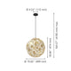 Skoura 19" 1-Light Pendant