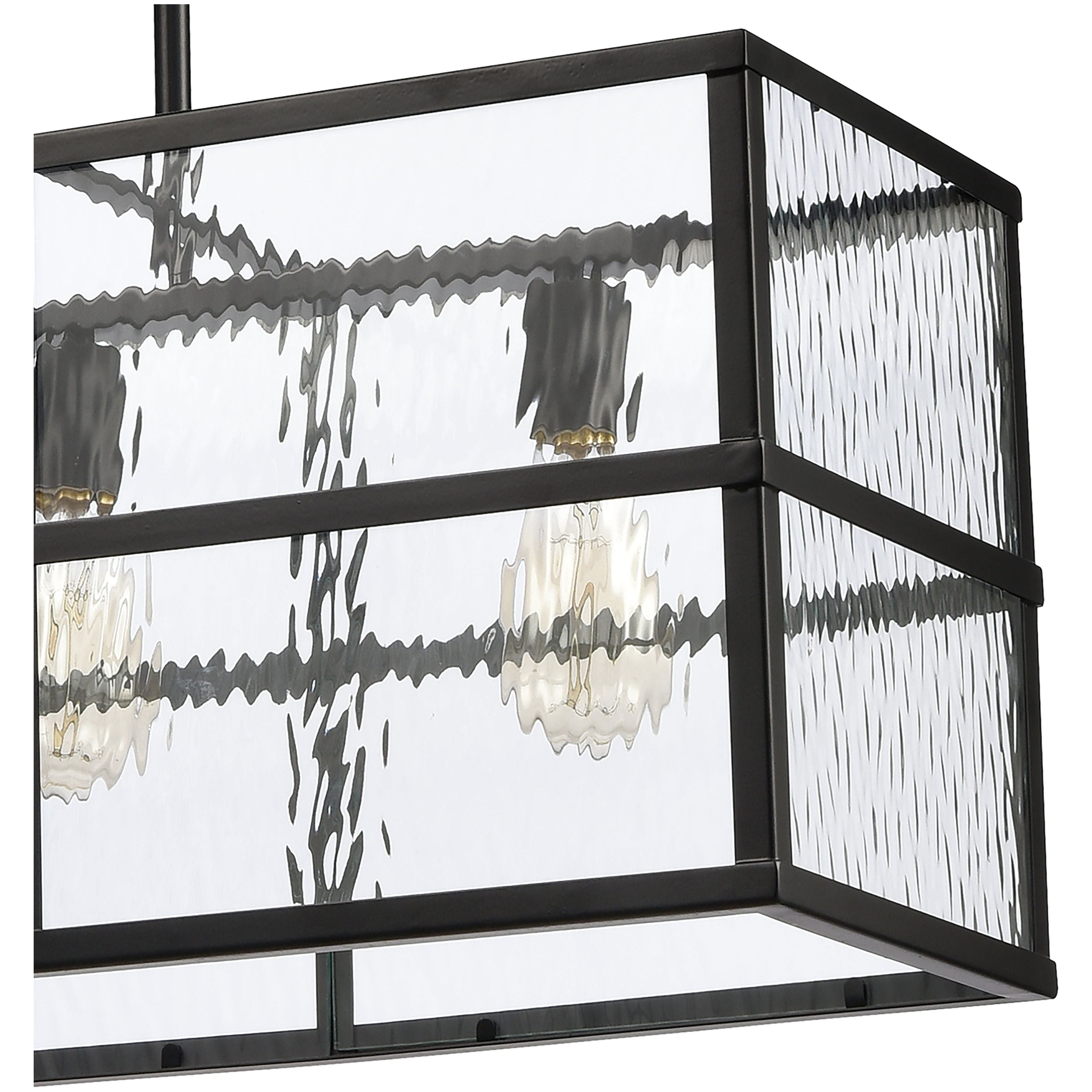 Solace 34" Wide 4-Light Linear Chandelier