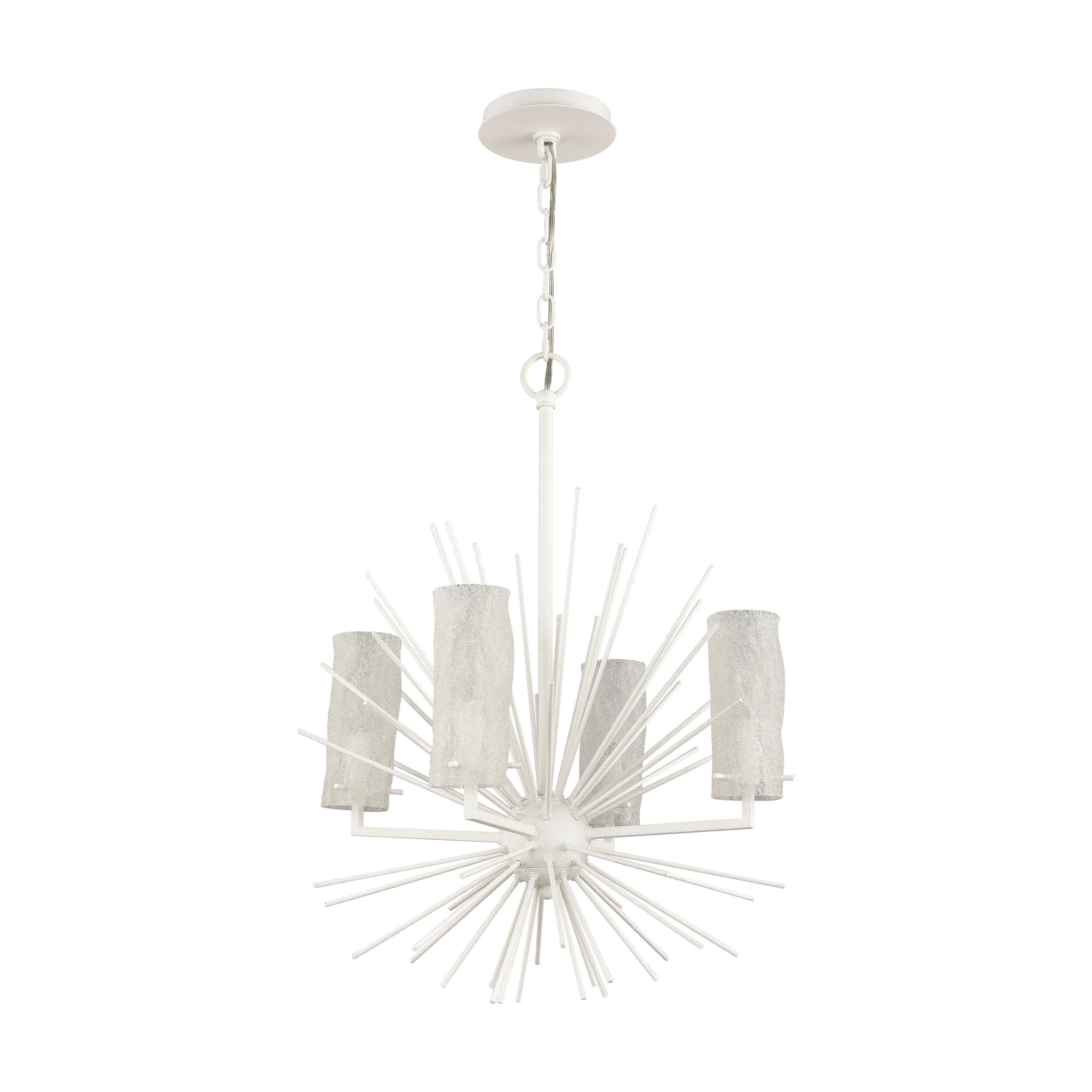 Sea Urchin 20" Wide 4-Light Chandelier