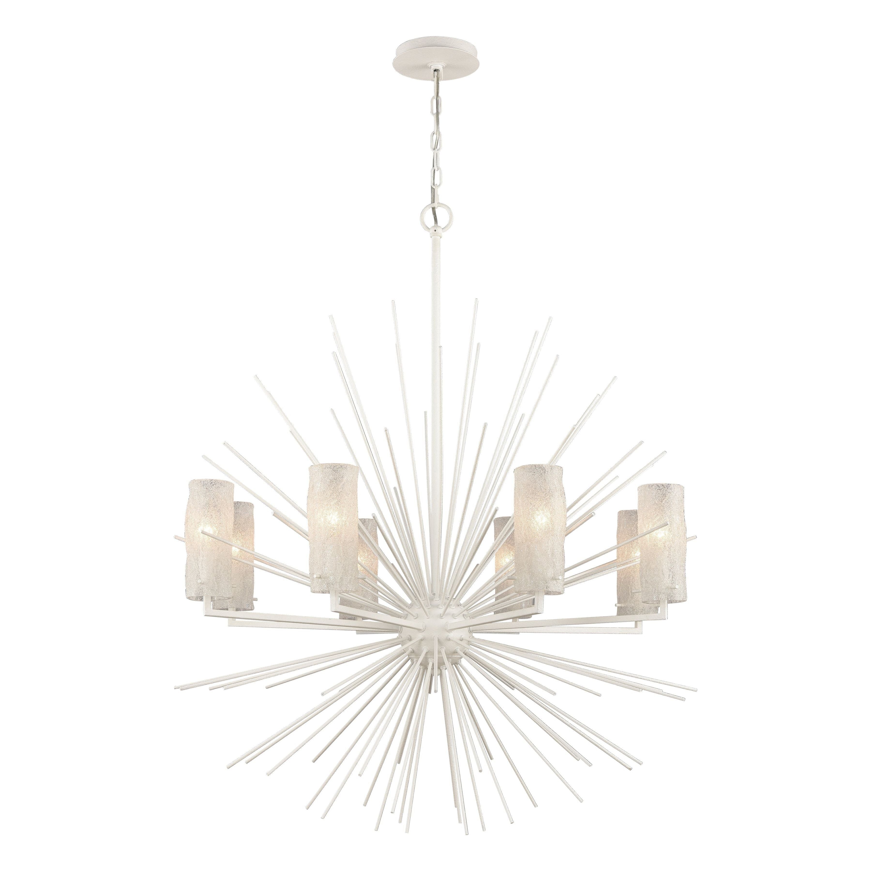 Sea Urchin 34" Wide 8-Light Chandelier