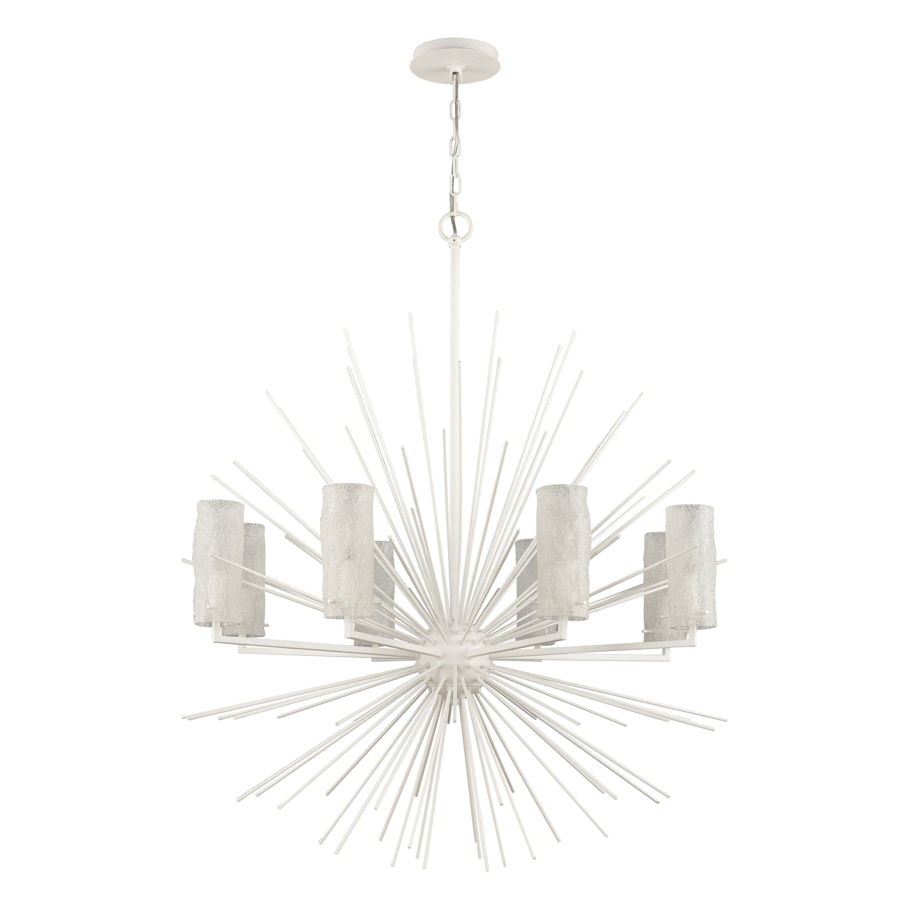 Sea Urchin 34" Wide 8-Light Chandelier