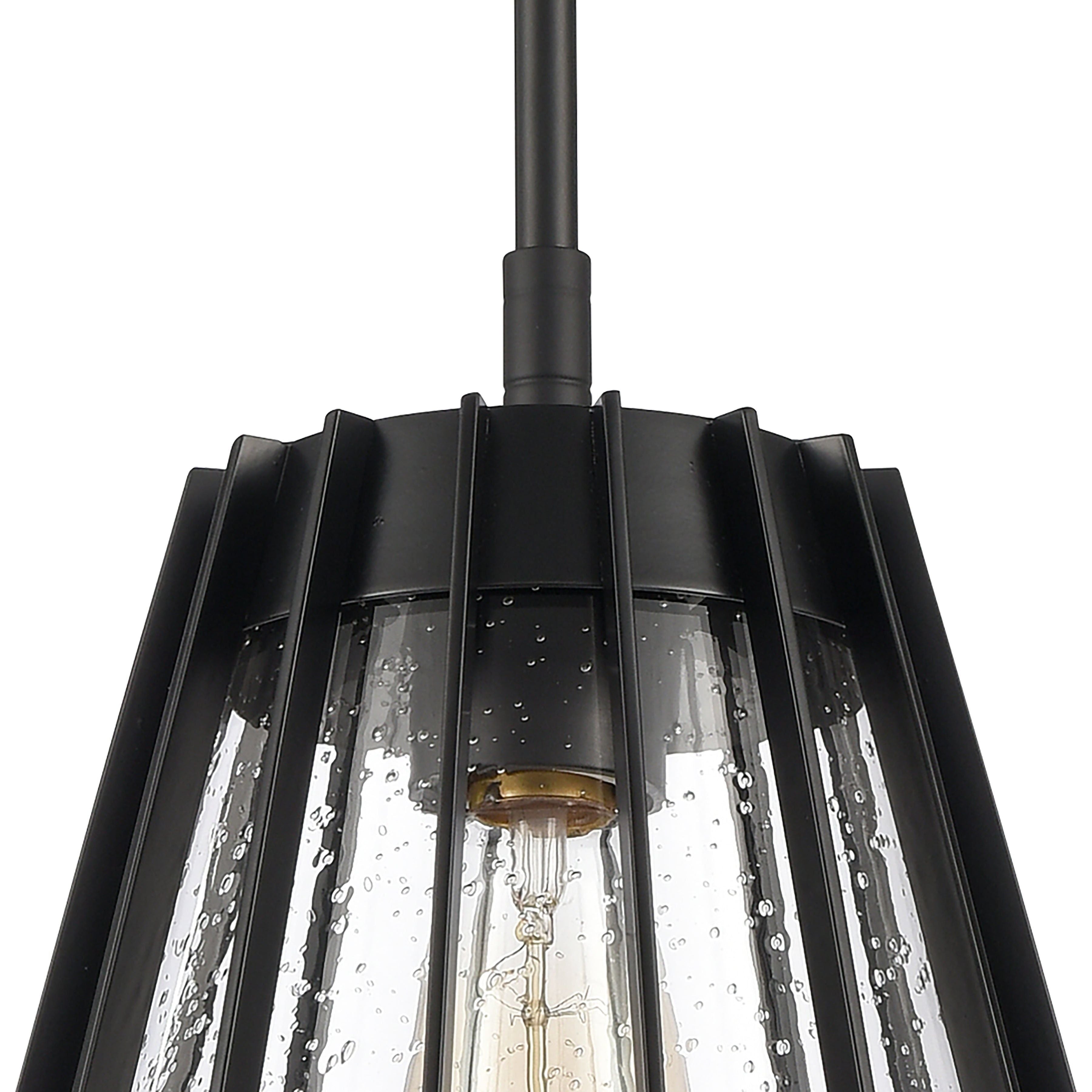 Open Louvers 10" Wide 1-Light Pendant