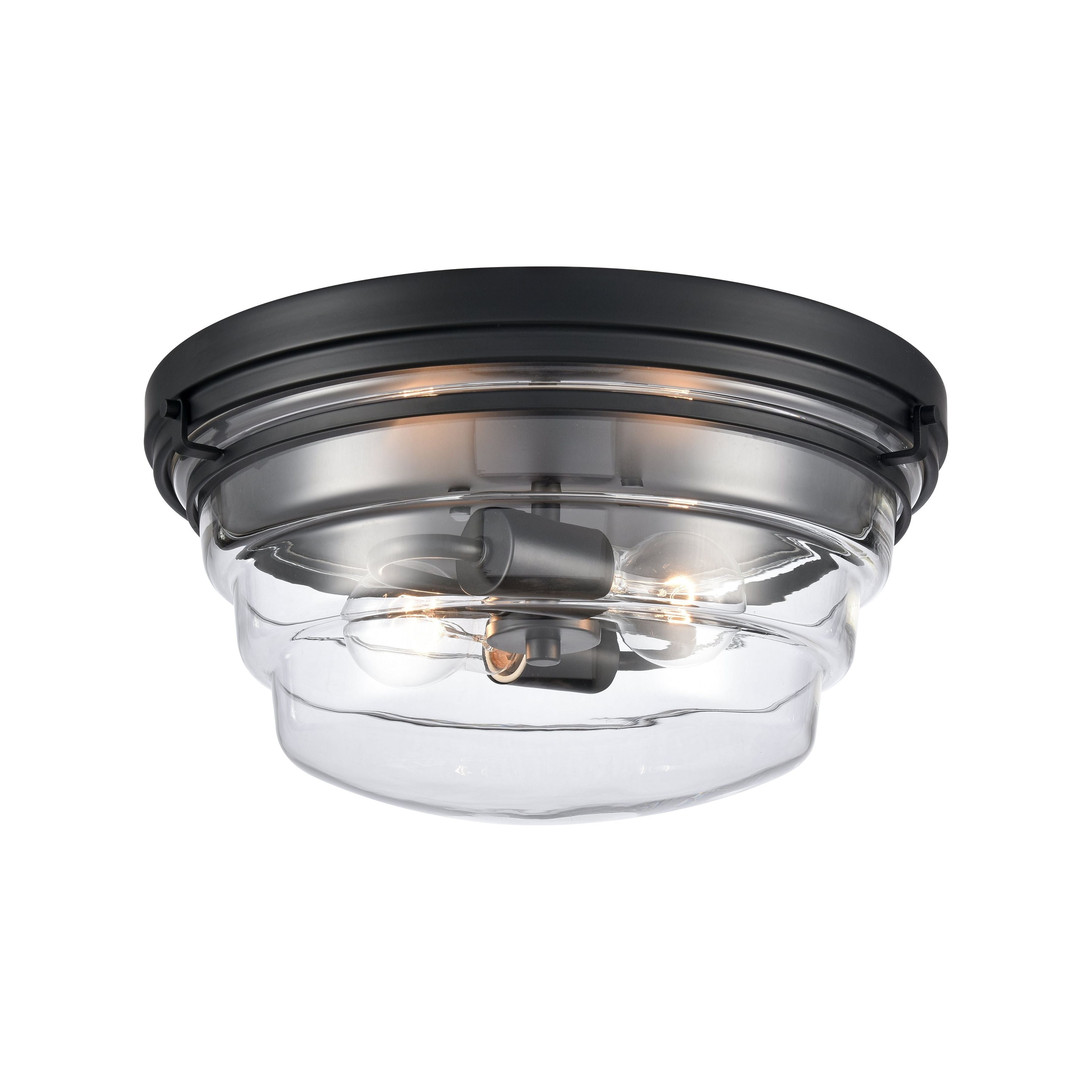 Boyer 14" Wide 2-Light Flush Mount