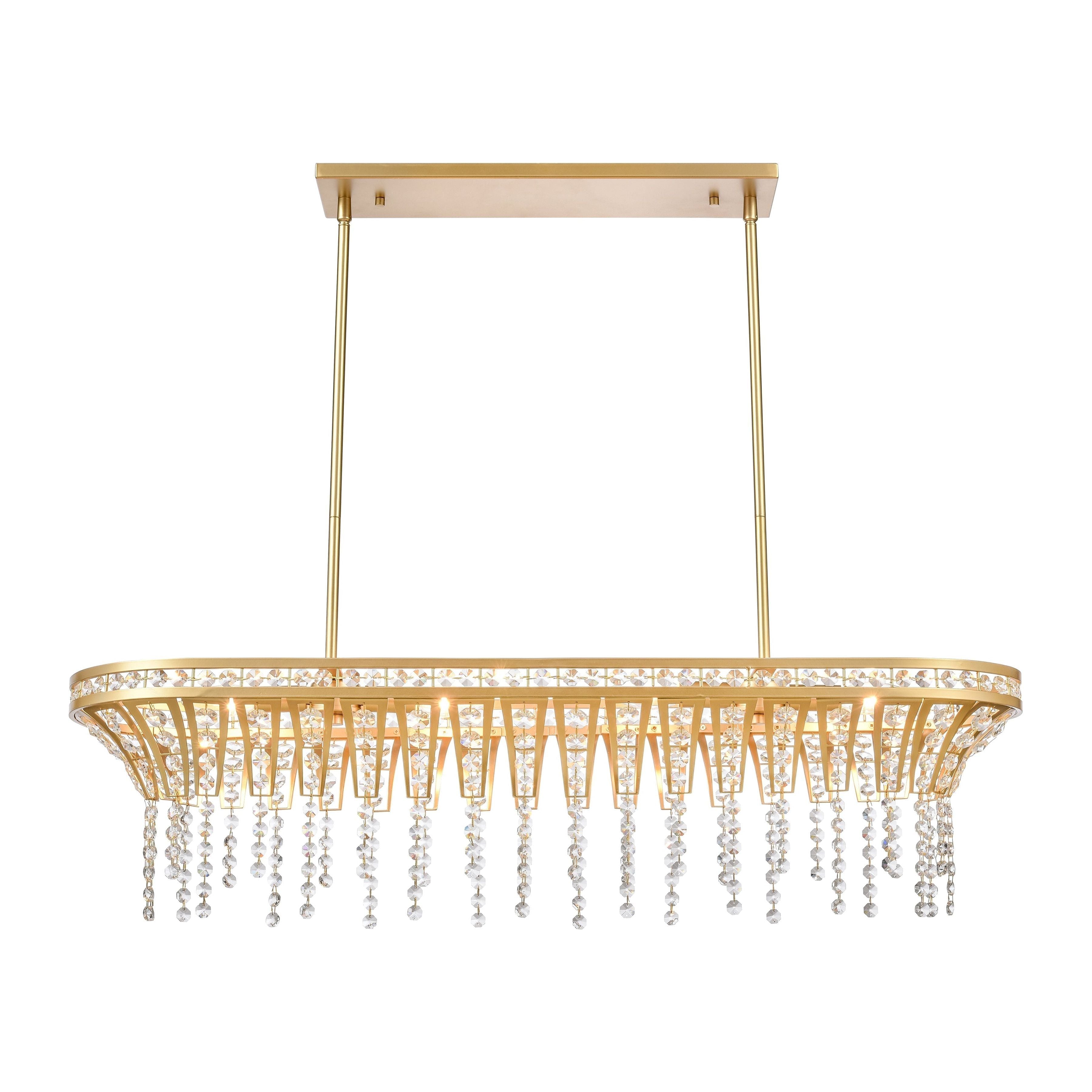 Fantania 36" Wide 4-Light Linear Chandelier