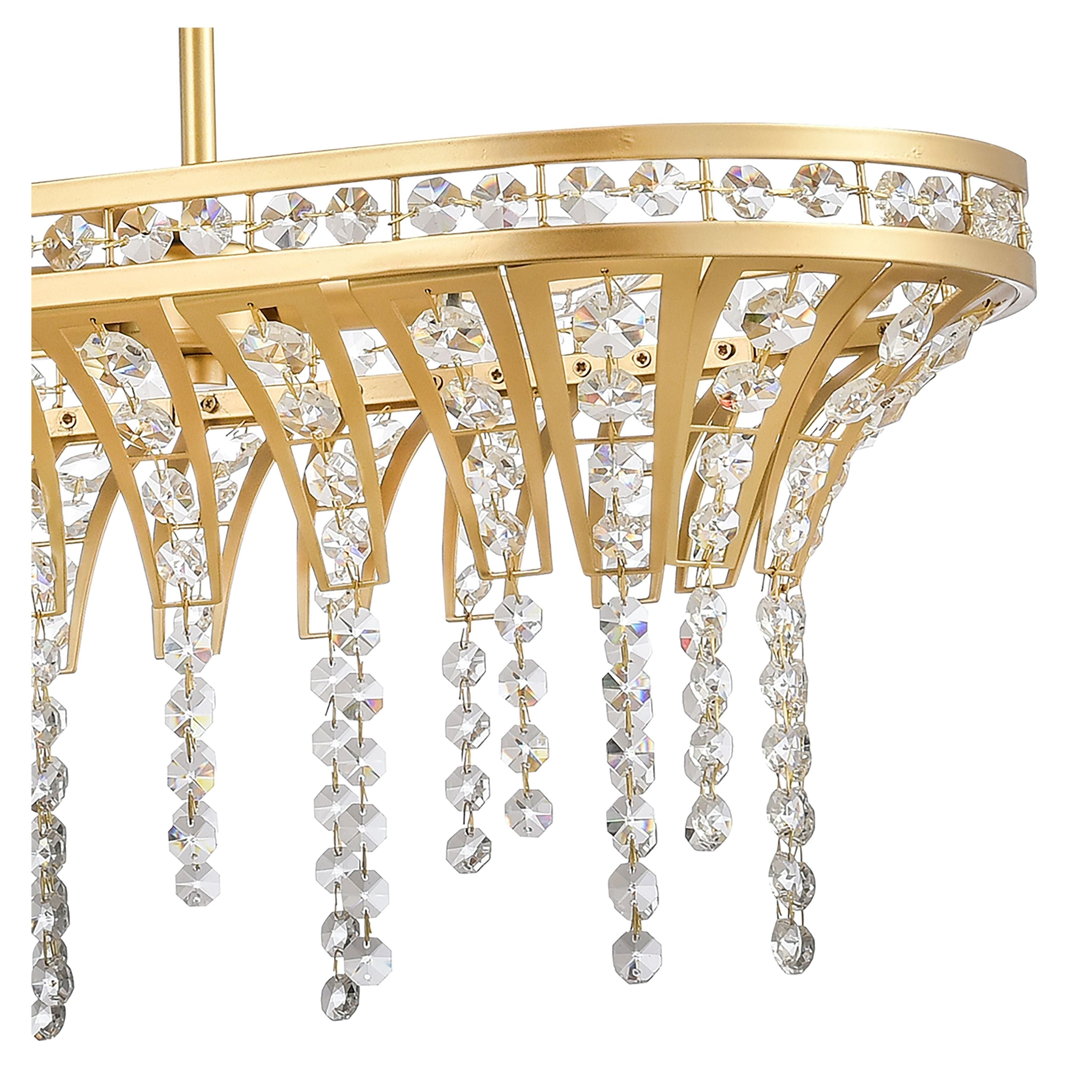 Fantania 36" Wide 4-Light Linear Chandelier