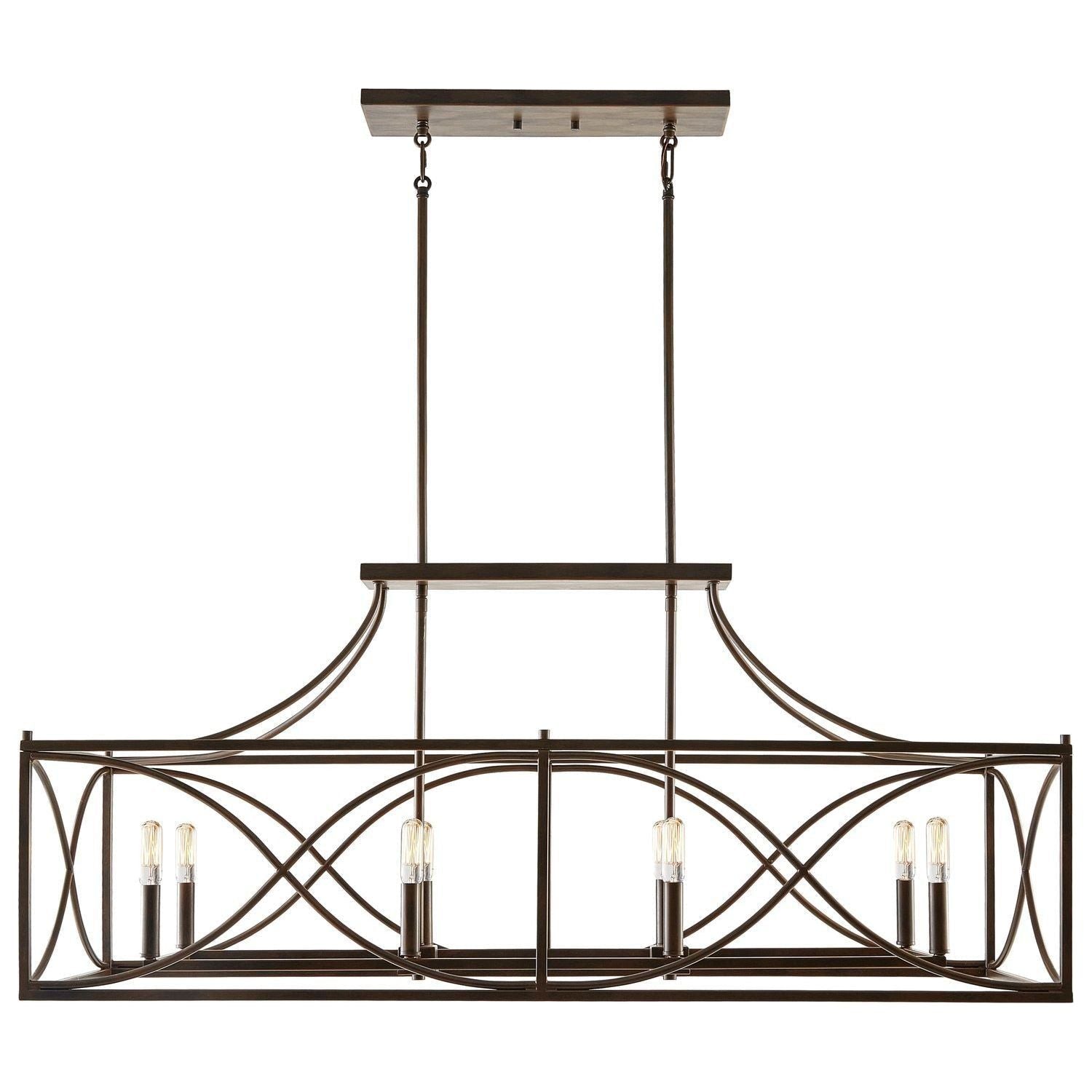 Tybee 8-Light Linear Chandelier