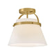 Tori Medium Semi-Flush Mount
