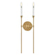 Hux Large Two Light Tall Sconce