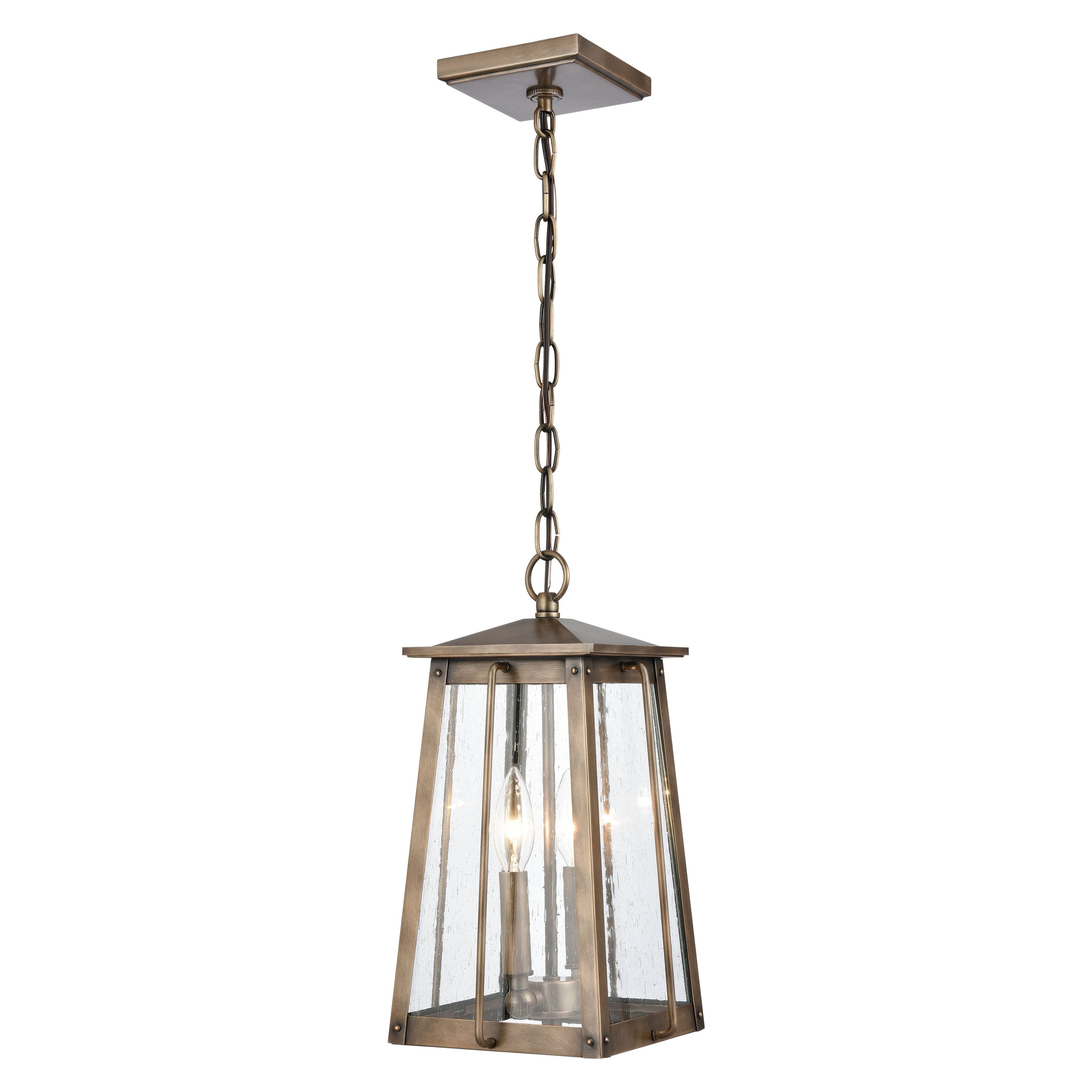 Kirkdale 9" Wide 2-Light Outdoor Pendant