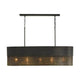Sana 5-Light Linear Chandelier
