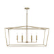 Thea 6-Light Linear Chandelier