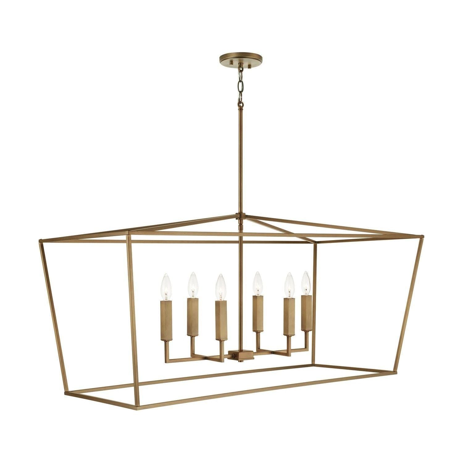 Thea 6-Light Linear Chandelier