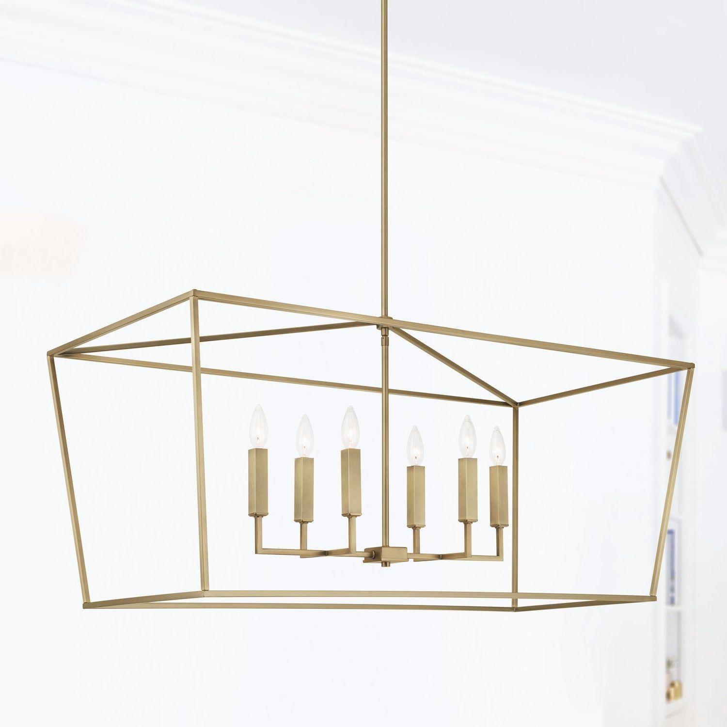 Thea 6-Light Linear Chandelier