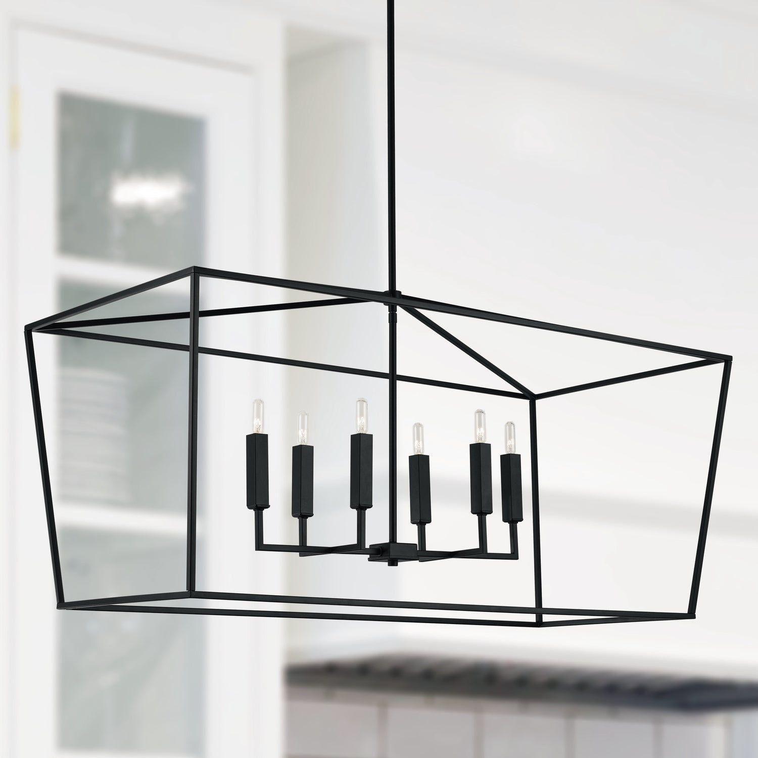 Thea 6-Light Linear Chandelier