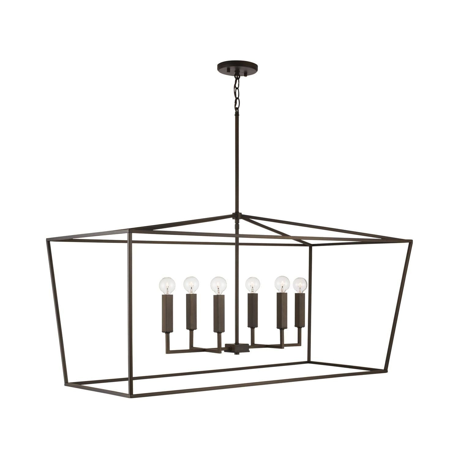 Thea 6-Light Linear Chandelier