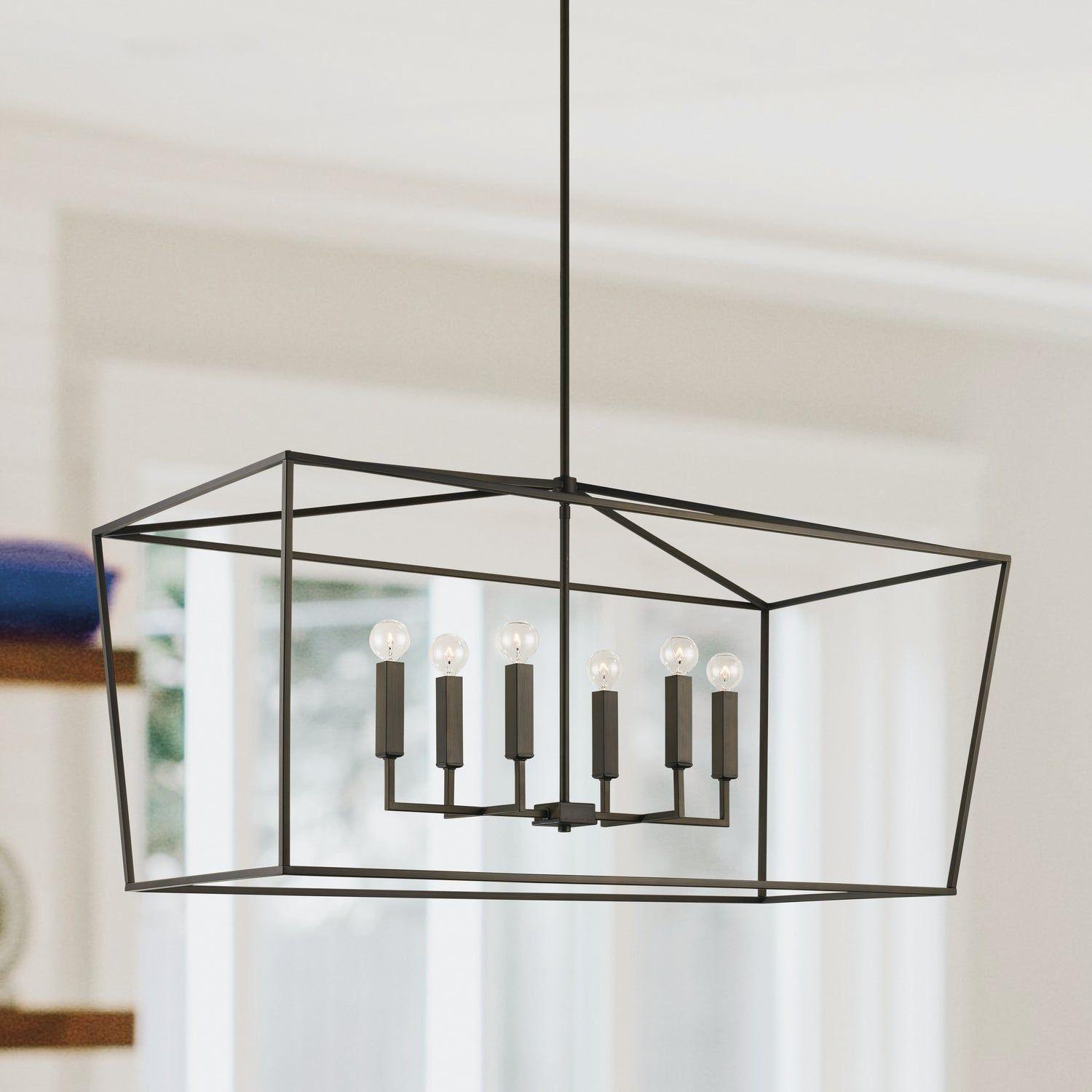 Thea 6-Light Linear Chandelier