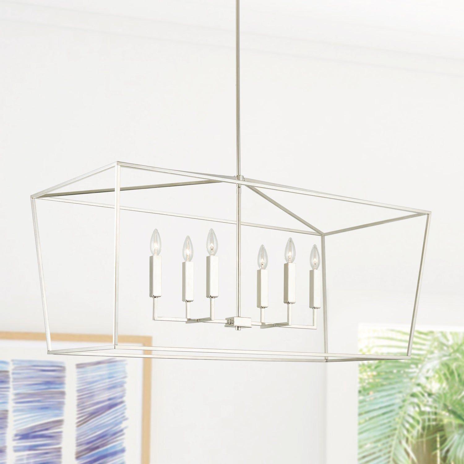 Thea 6-Light Linear Chandelier