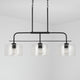 Jake 3-Light Linear Chandelier