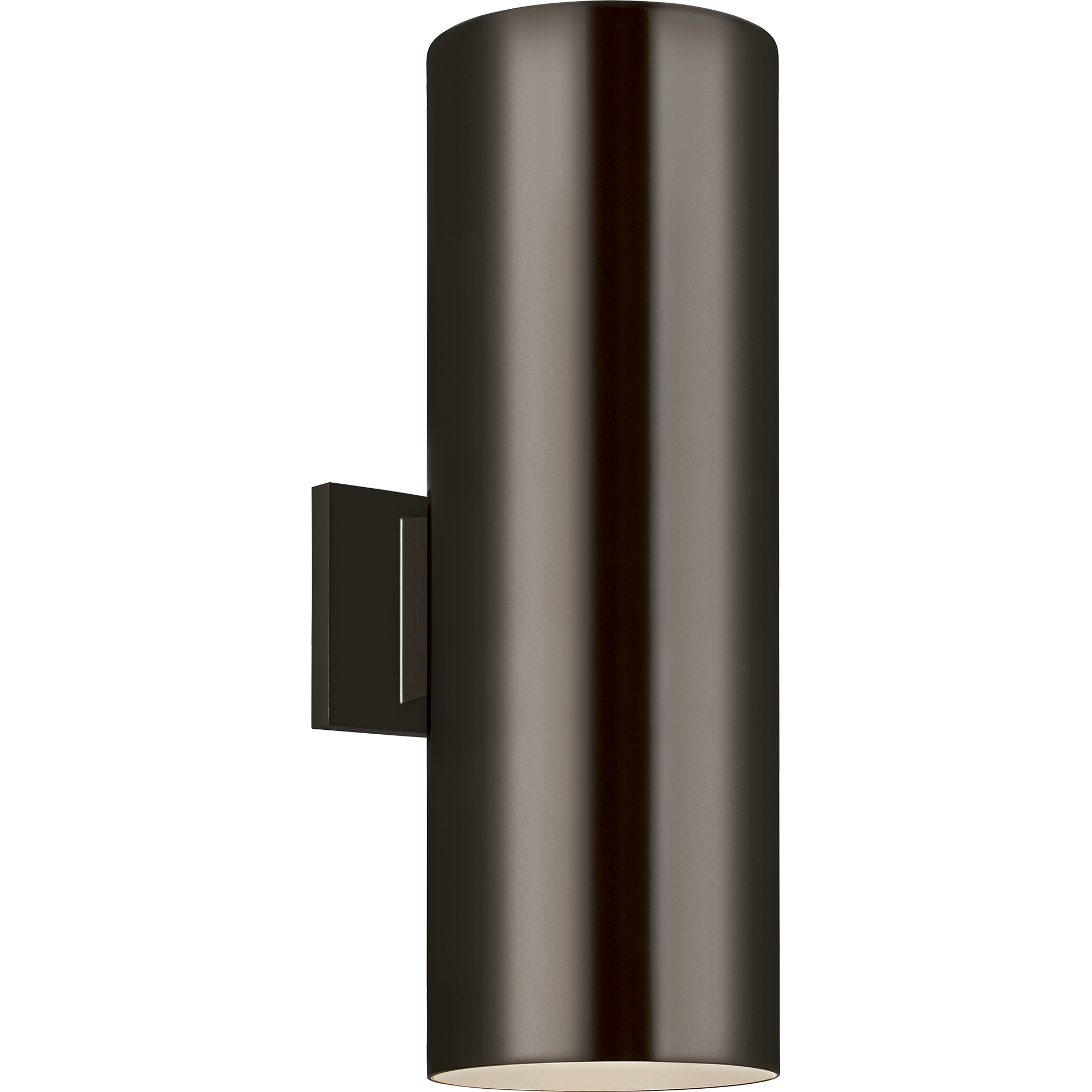 Outdoor Cylinders Large 2 LED Wall Lantern