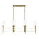 Abbie 6-Light Linear Chandelier