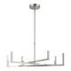 Priam 43.75" 6-Light LED Chandelier