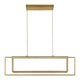 Jestin 46" LED Linear Chandelier