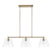 Baker 3-Light Linear Chandelier
