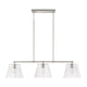 Baker 3-Light Linear Chandelier