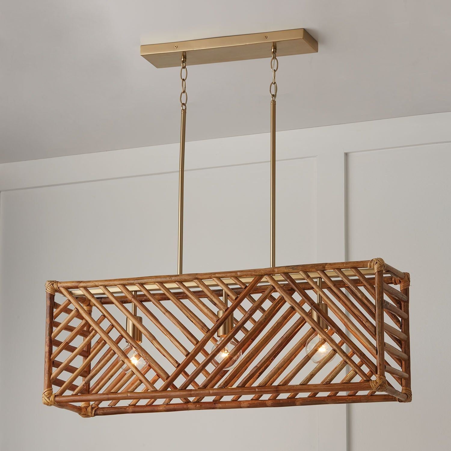 Soleil 3-Light Linear Chandelier