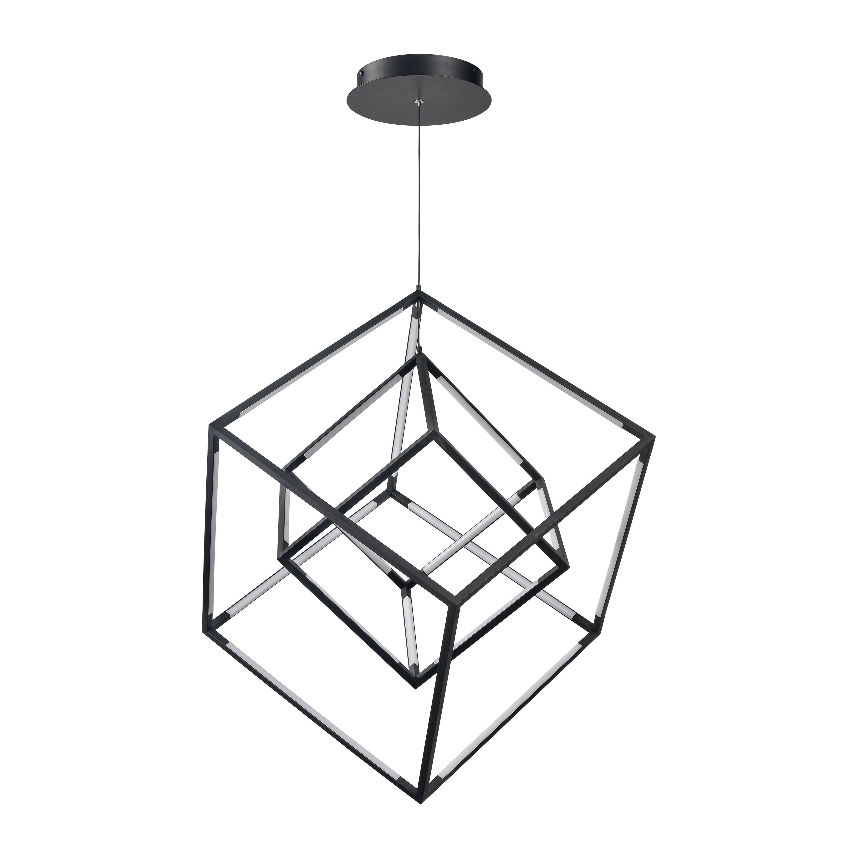 Cube Squared 17.75" Wide LED Pendant