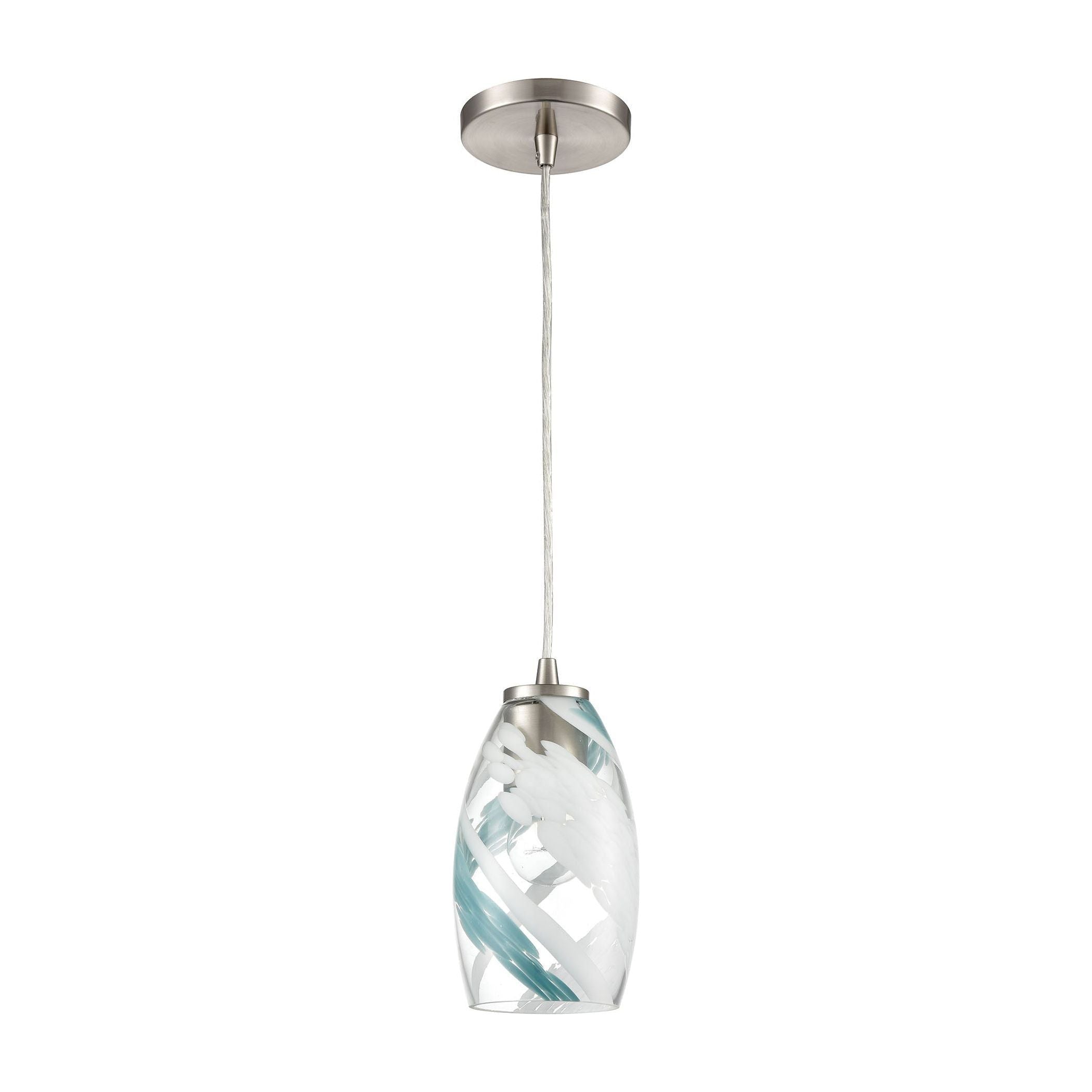 Turbulence 5" Wide 1-Light Pendant