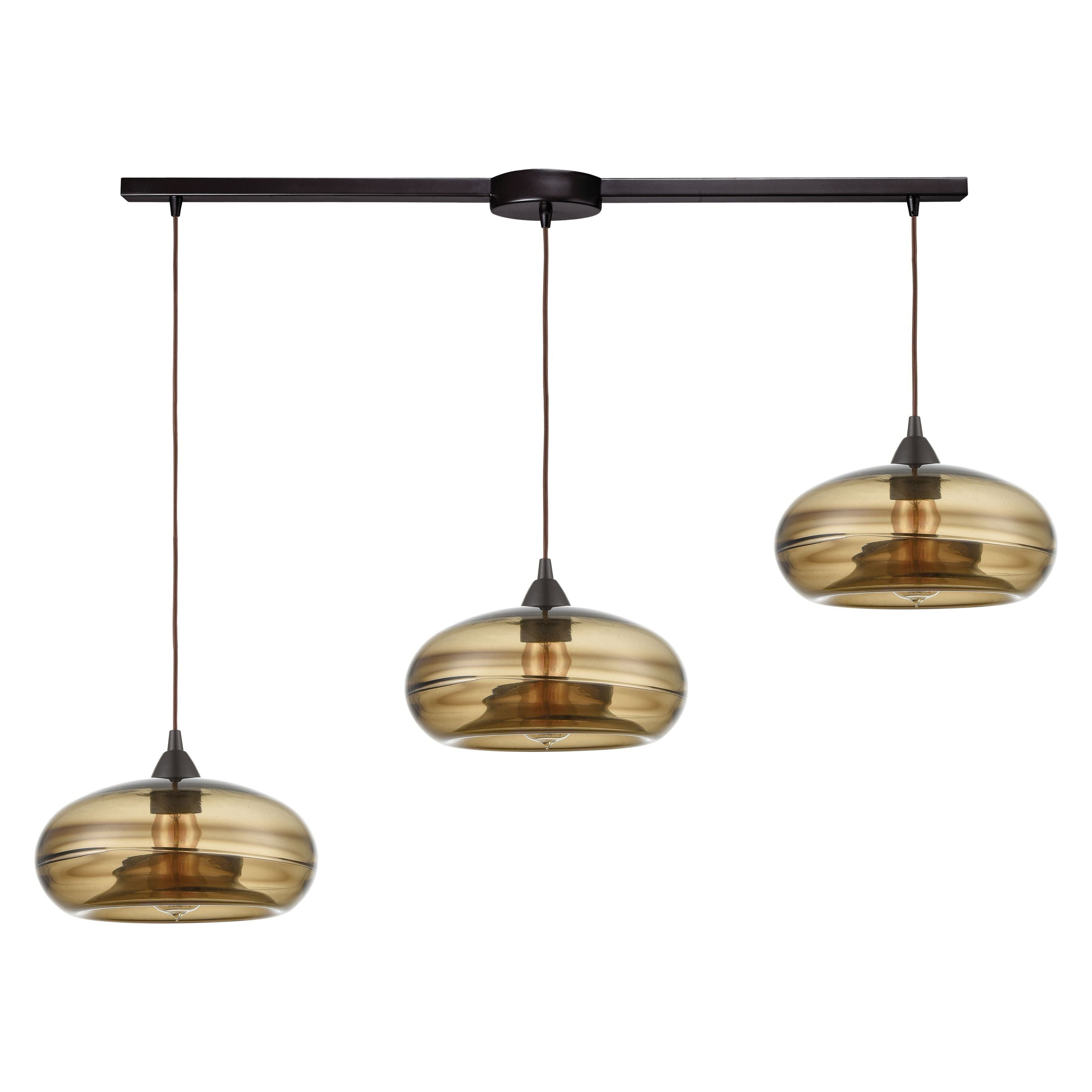 Hazelton 36" Wide 3-Light Pendant