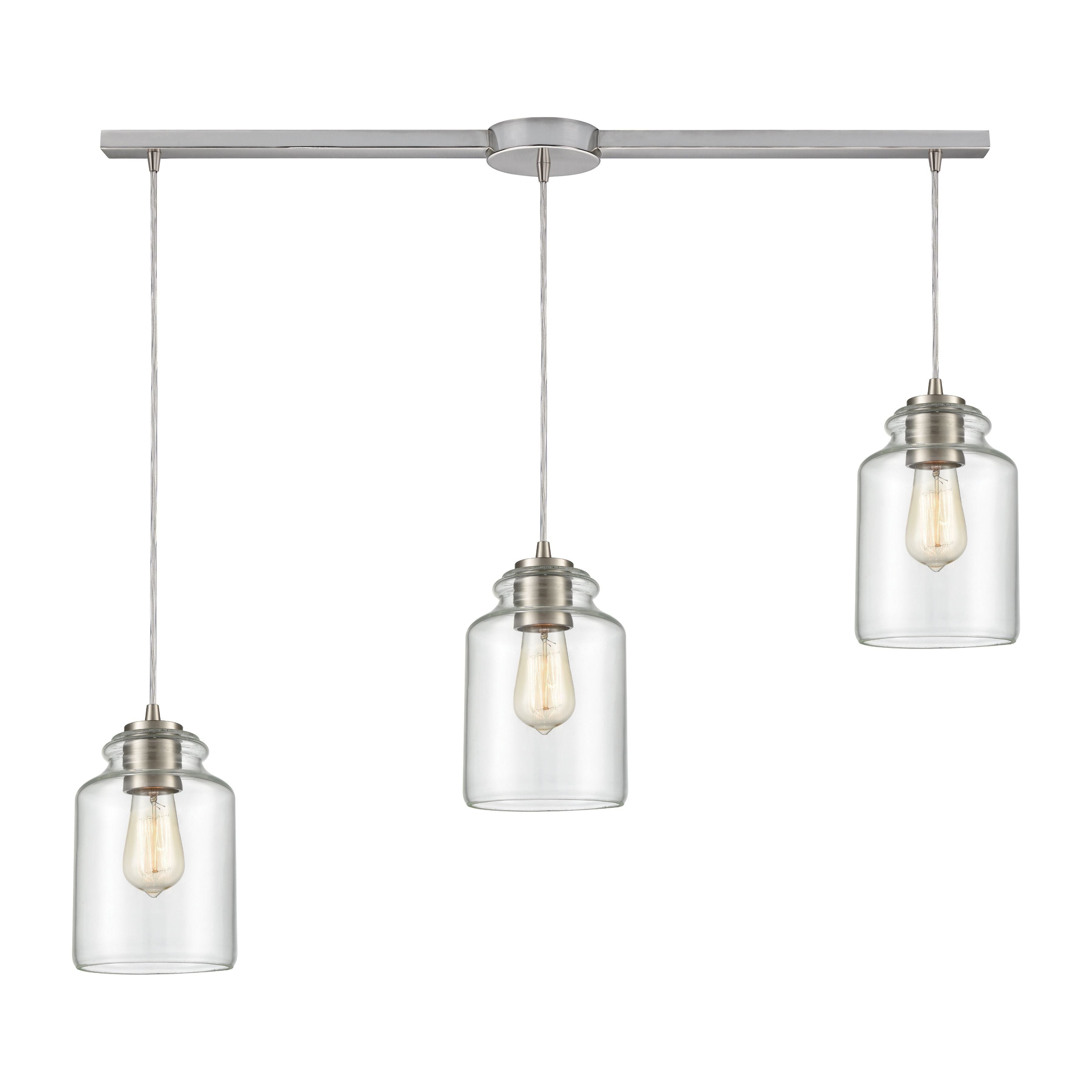 Josie 36" Wide 3-Light Multi Pendant