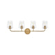 Kline Large Four Light Vanity