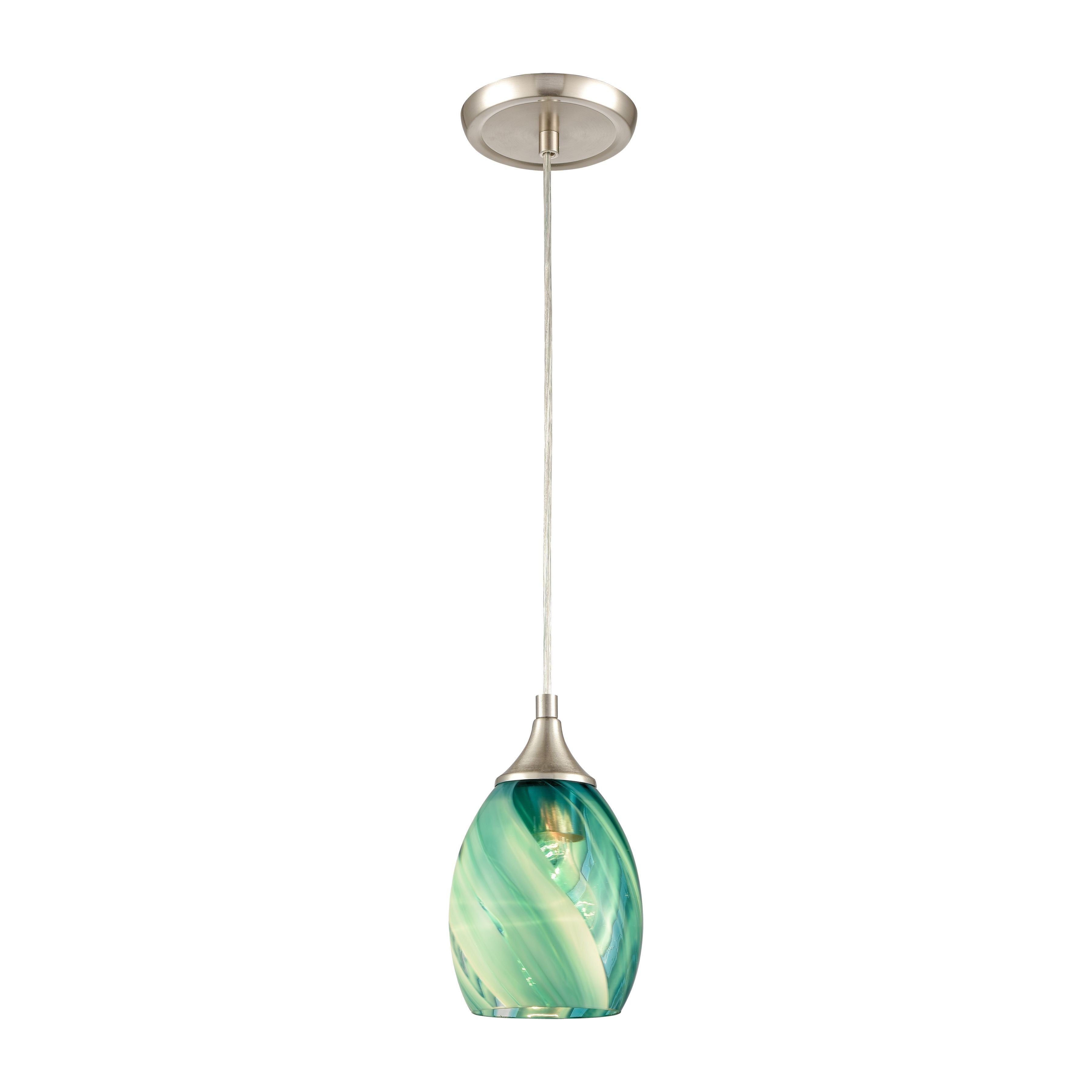 Caress 5" Wide 1-Light Pendant