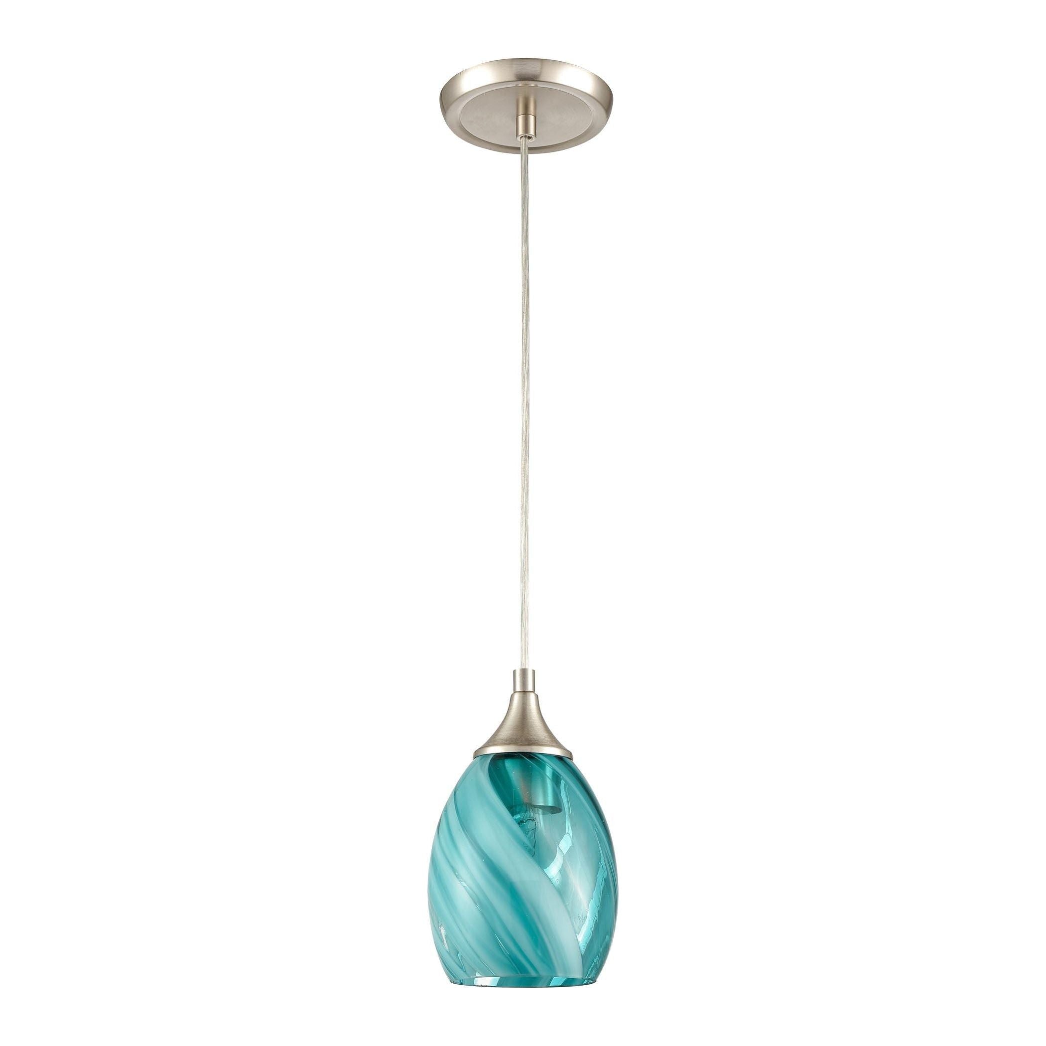 Caress 5" Wide 1-Light Pendant